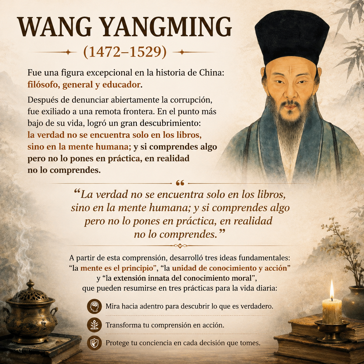 Wang Yangming Vida y Nousología – Ebook Digital (Edición en Español)