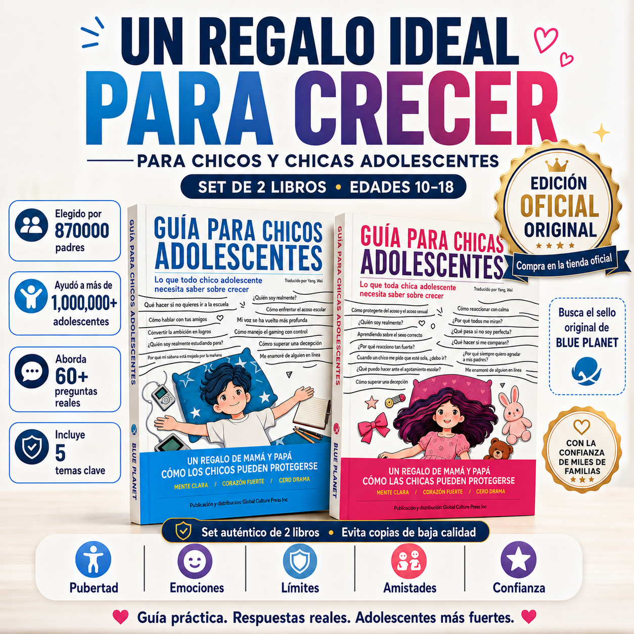 Guías de crecimiento para adolescentes – Chicos y chicas | eBooks en PDF